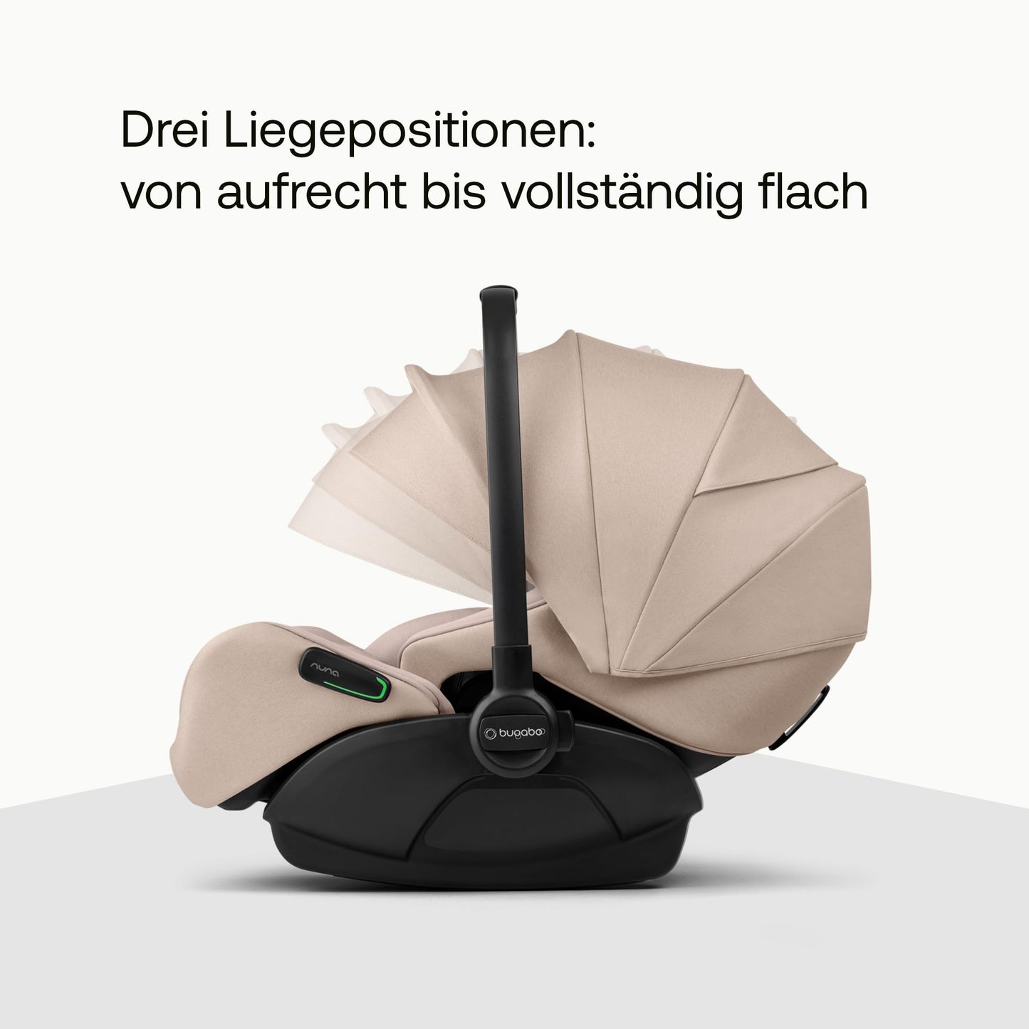 Bugaboo Otter by Nuna turvahäll Desert Taupe Melange, 0–15 kuud