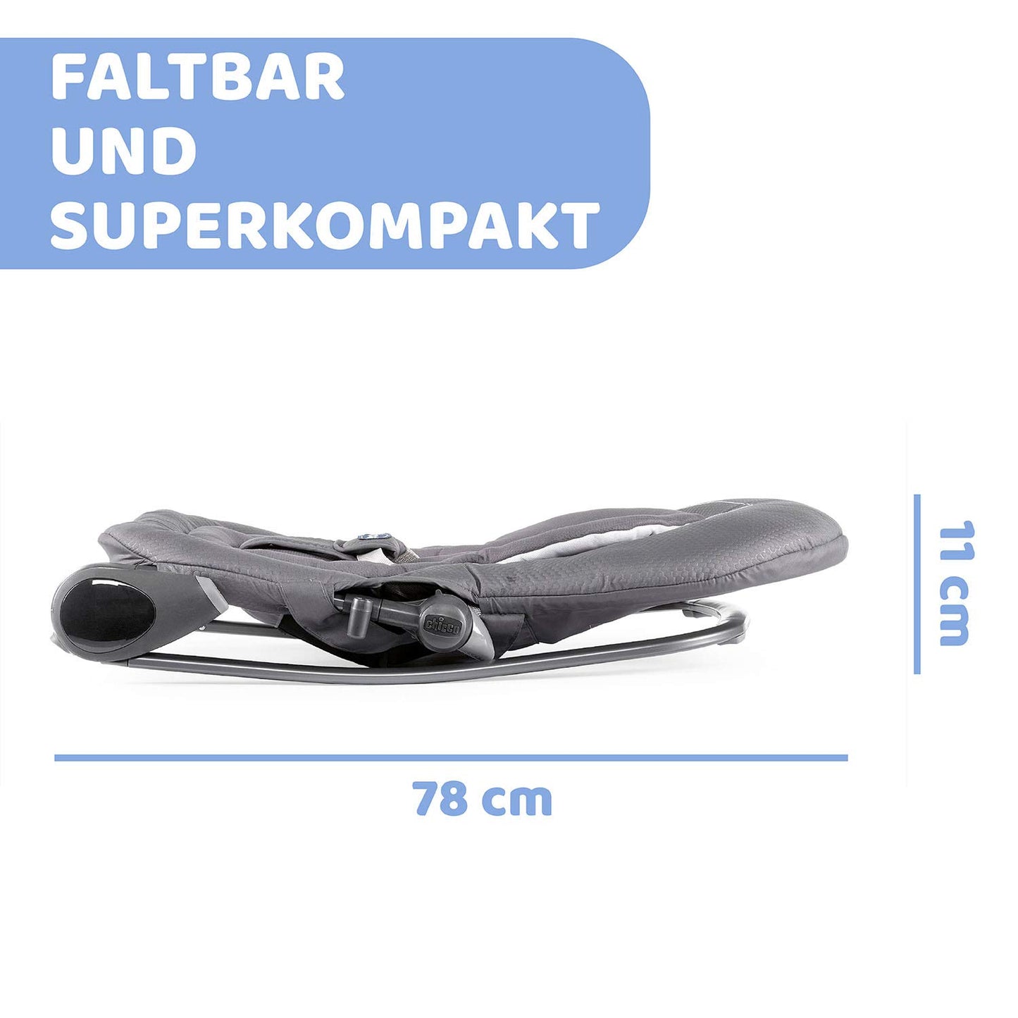 Chicco Hoopla beebikiik Moon Grey, 0 kuud kuni 18 kg