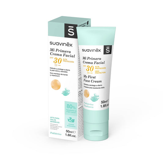 Suavinex niisutav ja kiatsev beebide näokreem SPF30, 50 ml