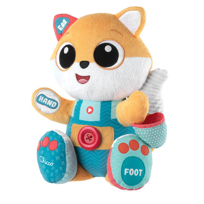 Chicco Foxy kahes keeles (EN/ES) interaktiivne kaisukas, 3-ühes Montessori mänguasi, 6 kuud – 4 a