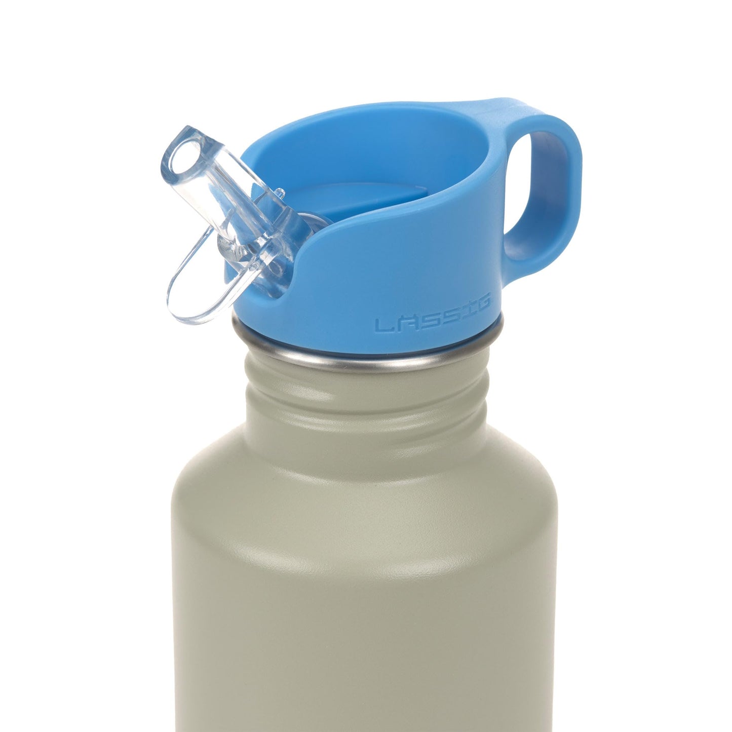 Lässig roostevabast terasest laste joogipudel 500 ml, roheline/sinine