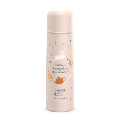 Suavinex roostevabast terasest termos 500 ml, roosa (Wonderland kollektsioon)