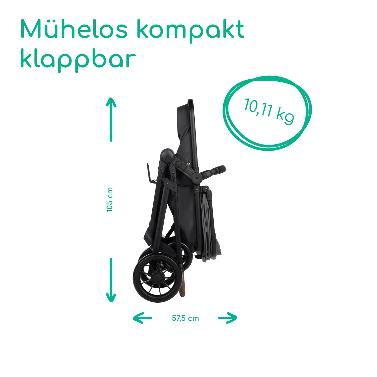 Bebeconfort Haze Trio 3-in-1 vankrikomplekt, Tinted Stone, 0–4 a, kuni 22 kg
