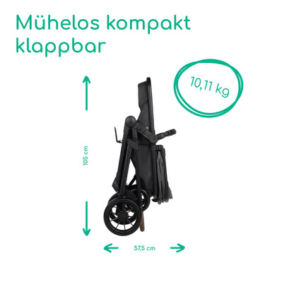 Bebeconfort Haze Trio 3-in-1 vankrikomplekt, Tinted Stone, 0–4 a, kuni 22 kg