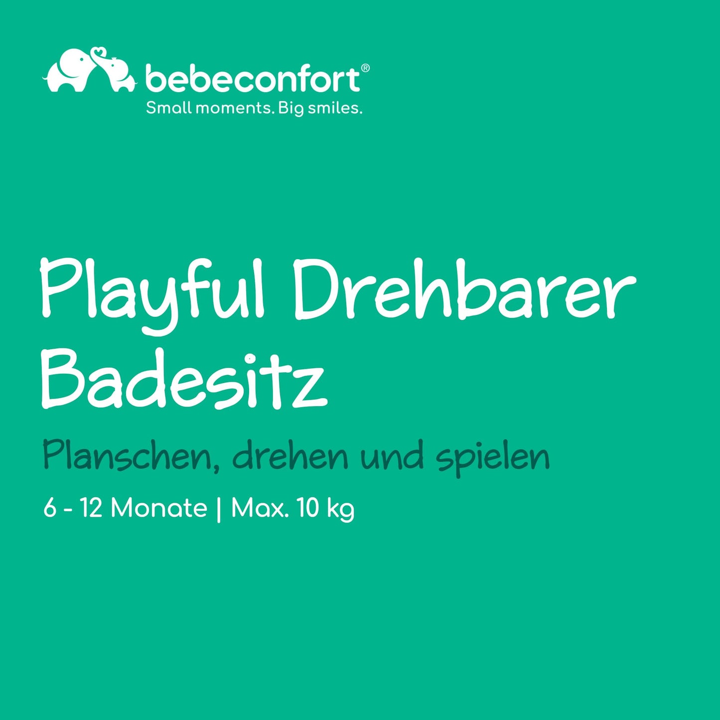 Bebeconfort Playful pööratav vannitool beebile, sinine, 6-12 kuud, kuni 10 kg