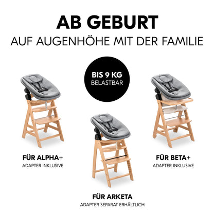 hauck Highchair Bouncer Eco beebikiik Hauck Alpha+ ning Beta+ söögitoolile