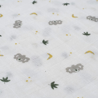 Interbaby bambusmusliinist tekk 120 × 120 cm – Koala hall