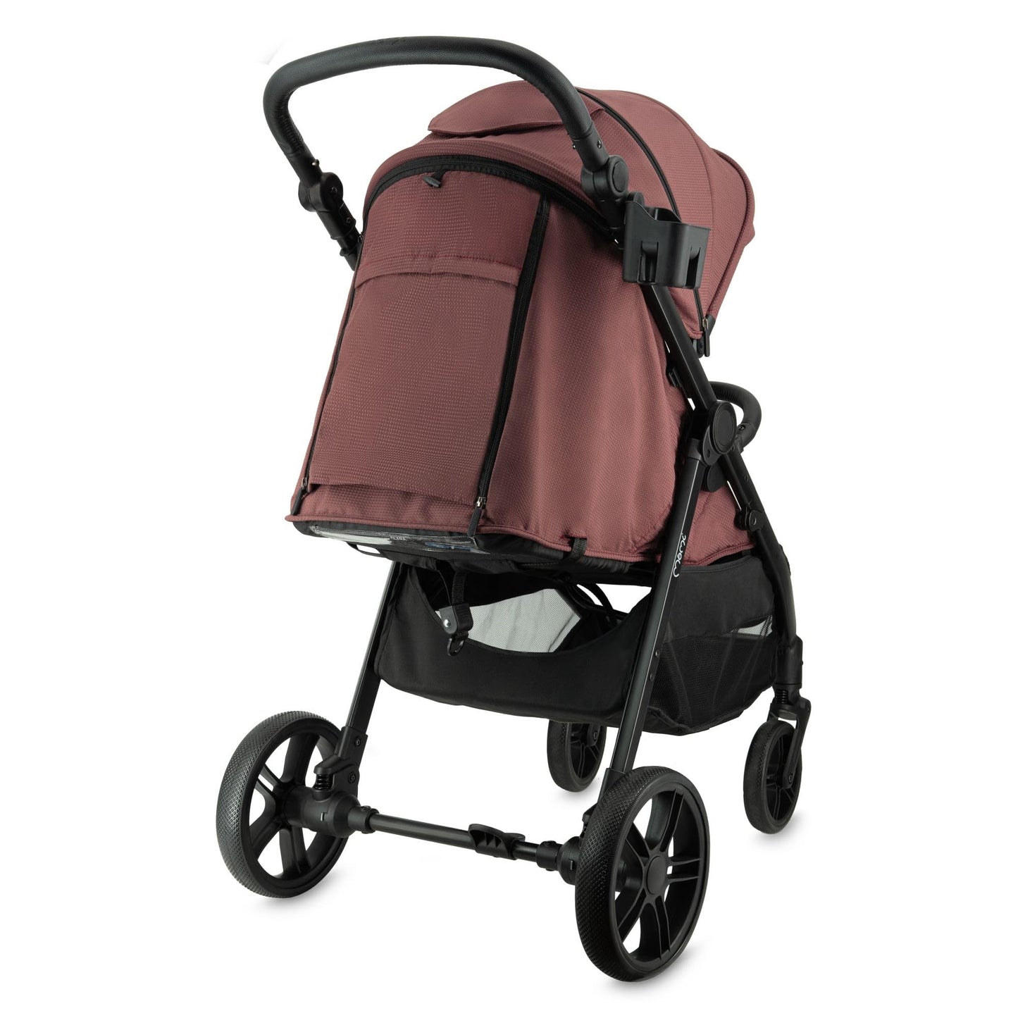 MoMi Clara kergkäru alates 6. elukuust, kuni 22 kg – jalakate, joogitopsihoidja, mähkmekott ja vihma-/putukakaitse (Red Wine)