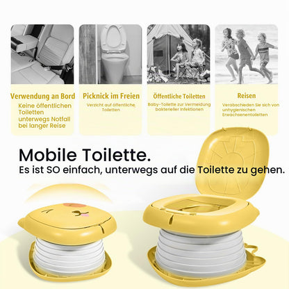 XINYUDAILY kokoon taittuva matkapotta, keltainen, malli 25