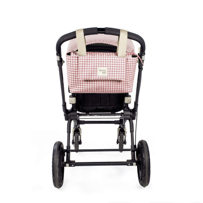 Walking Mum I Love Vichy vankri organisaator, roosa