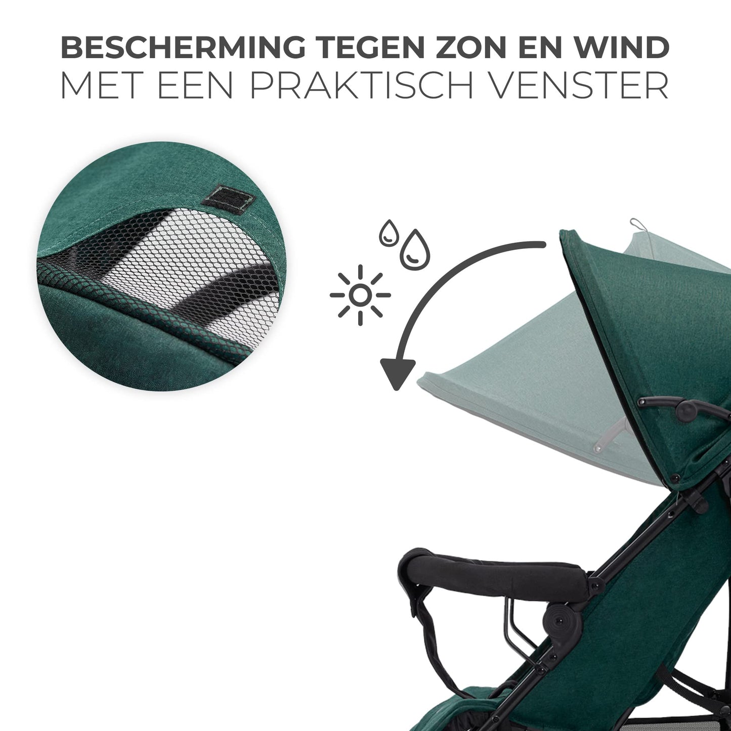 Kinderkraft TIK kergkäru, green, 6,5 kg
