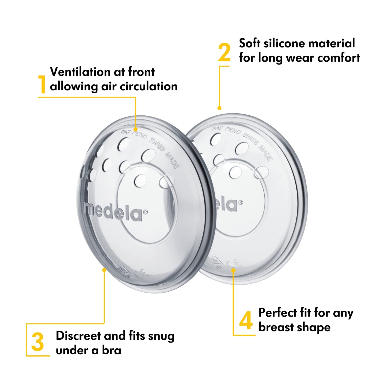 Medela rinnakaitsmed, 2 tk