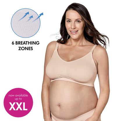 Medela Keep Cool Ultra õmblusteta rasedus- ja imetamisrinnahoidja, chai