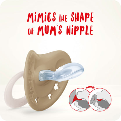 NUK Signature Day & Night lutt 6–18 kuud, helendav, 4 tk