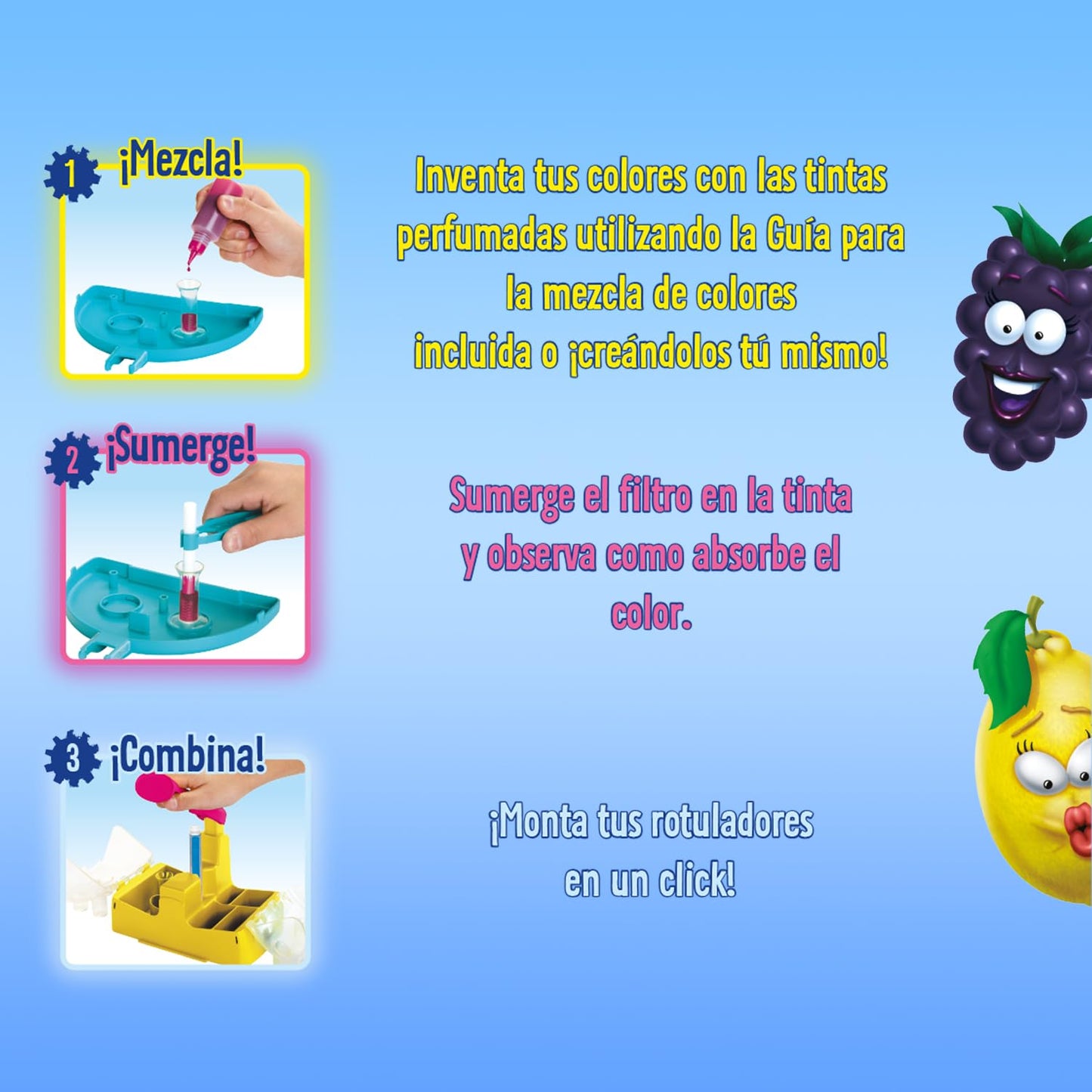 Crayola neoonvärvide ja lõhnaga markerilabor – "Tee ise oma markerid"(hispaaniakeelne versioon)