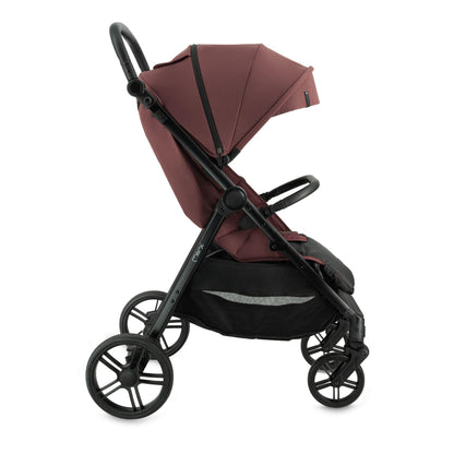 MoMi Clara kergkäru alates 6. elukuust, kuni 22 kg – jalakate, joogitopsihoidja, mähkmekott ja vihma-/putukakaitse (Red Wine)