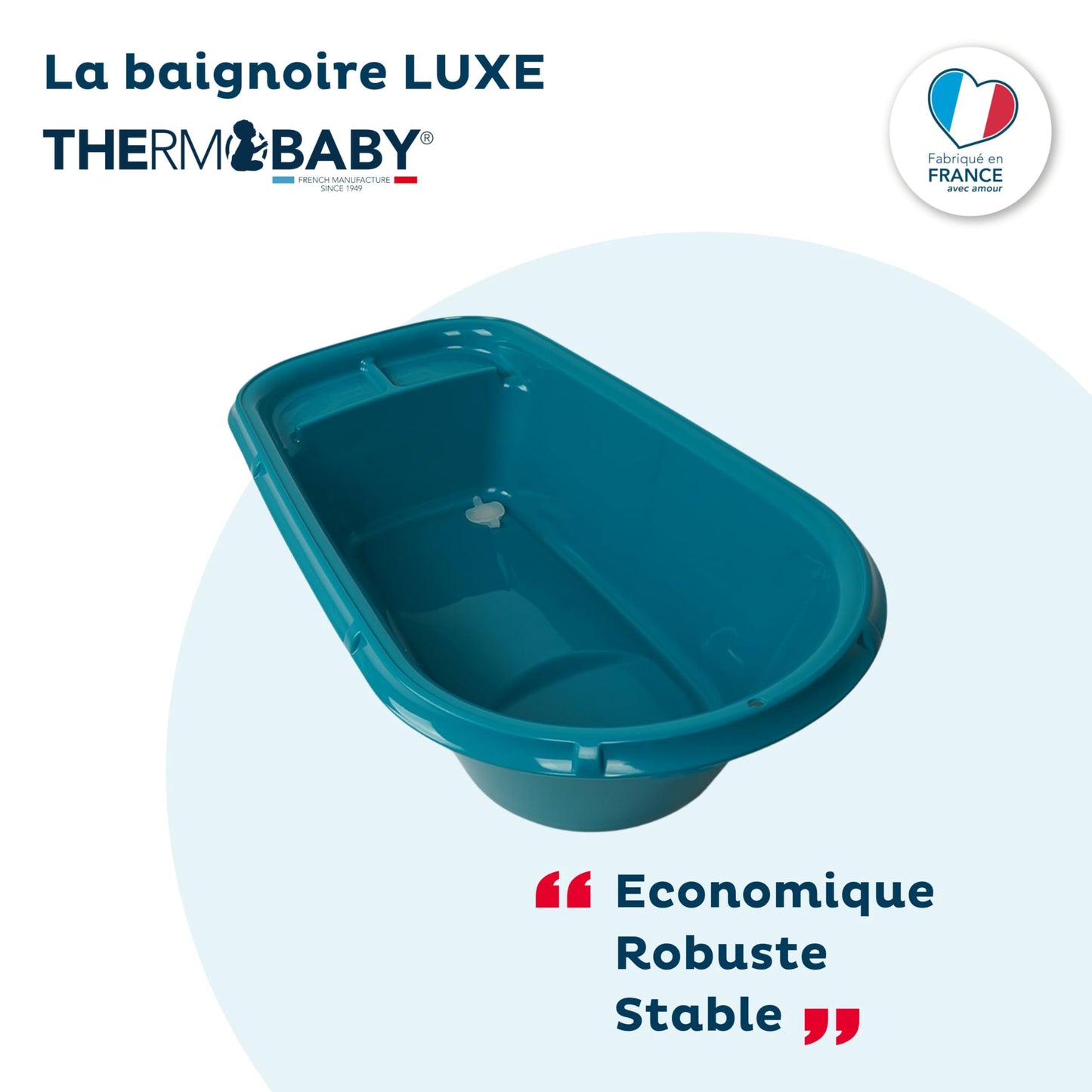 Thermobaby Luxe beebivann, türkiis