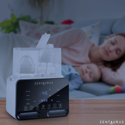 Zentaurus pudelisoojendaja ja sterilisaator Z6, must