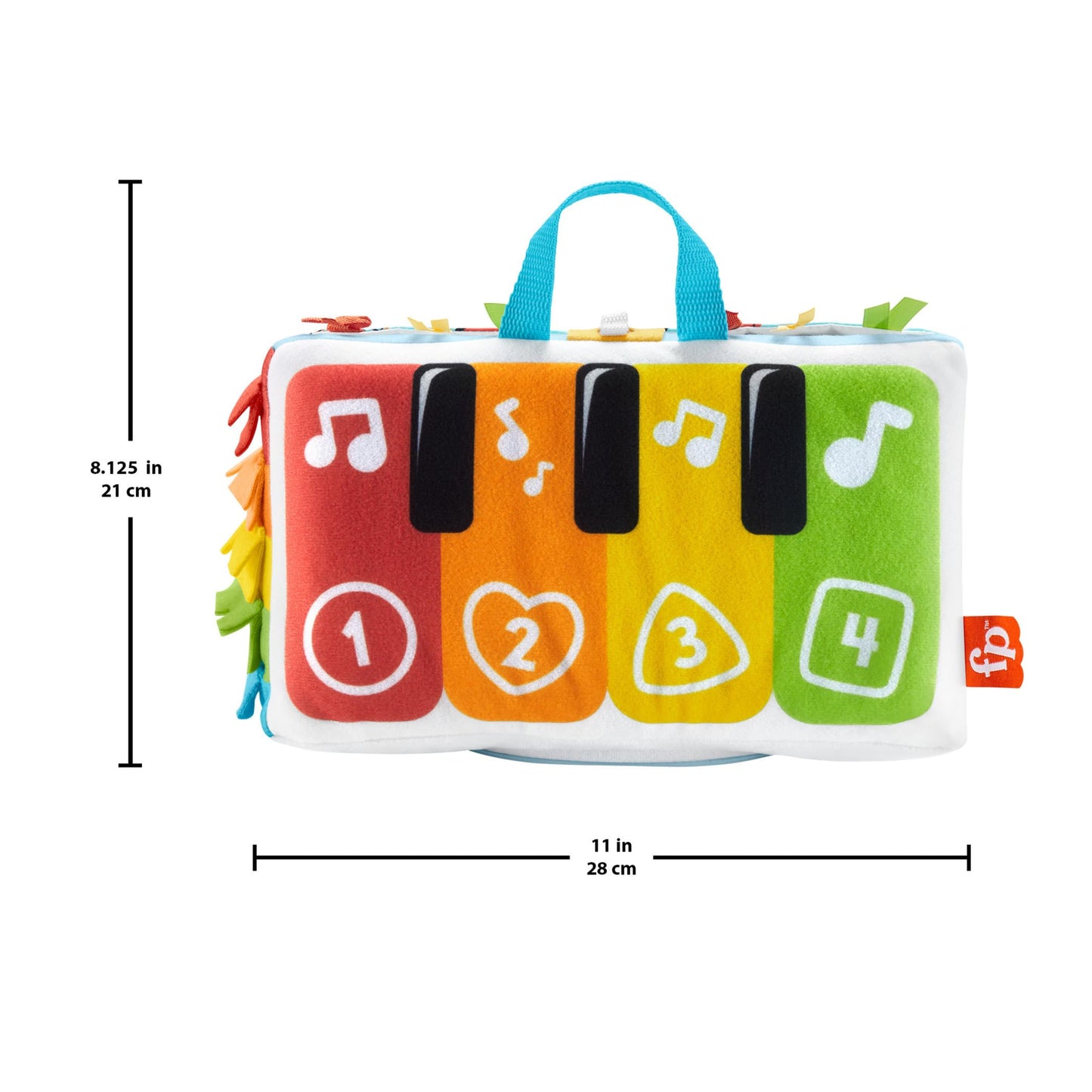 Fisher-Price Kick & Play pehme muusikaline beebiklaver tulede ja helidega, alates sünnist
