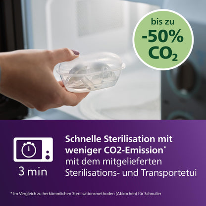 AVENT tutti ultra start Nighttime SCF075/18, 0-2 kk, 2 kpl