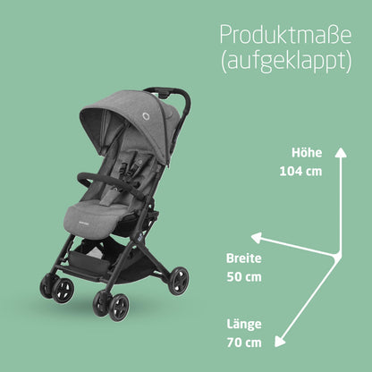 Maxi-Cosi Lara2 ultrakerge kokkupandav jalutuskäru, hall