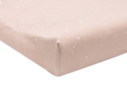Jollein mähkimisaluse kate Jersey Twinkling Wild Rose, 50 × 70 cm