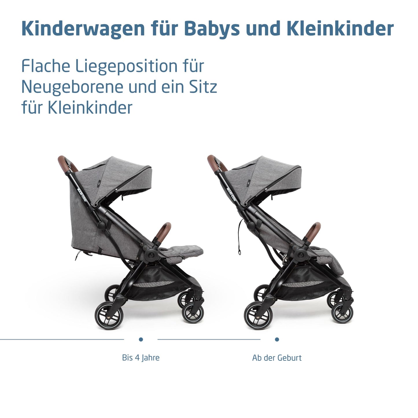 Maxi-Cosi Eva3 jalutuskäru, Select Grey, 0–4 a, kuni 22 kg