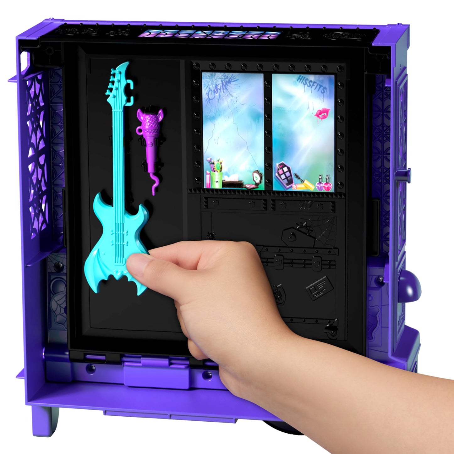 Monster High Draculaura nukk ja mängukomplekt – Fangtastic Rockin’ Food Truck lavaga