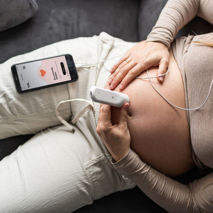 Suavinex SMART loote doppler. Bluetooth-ühendusega loote südamelöökide kuulaja ja salvestaja (valge)