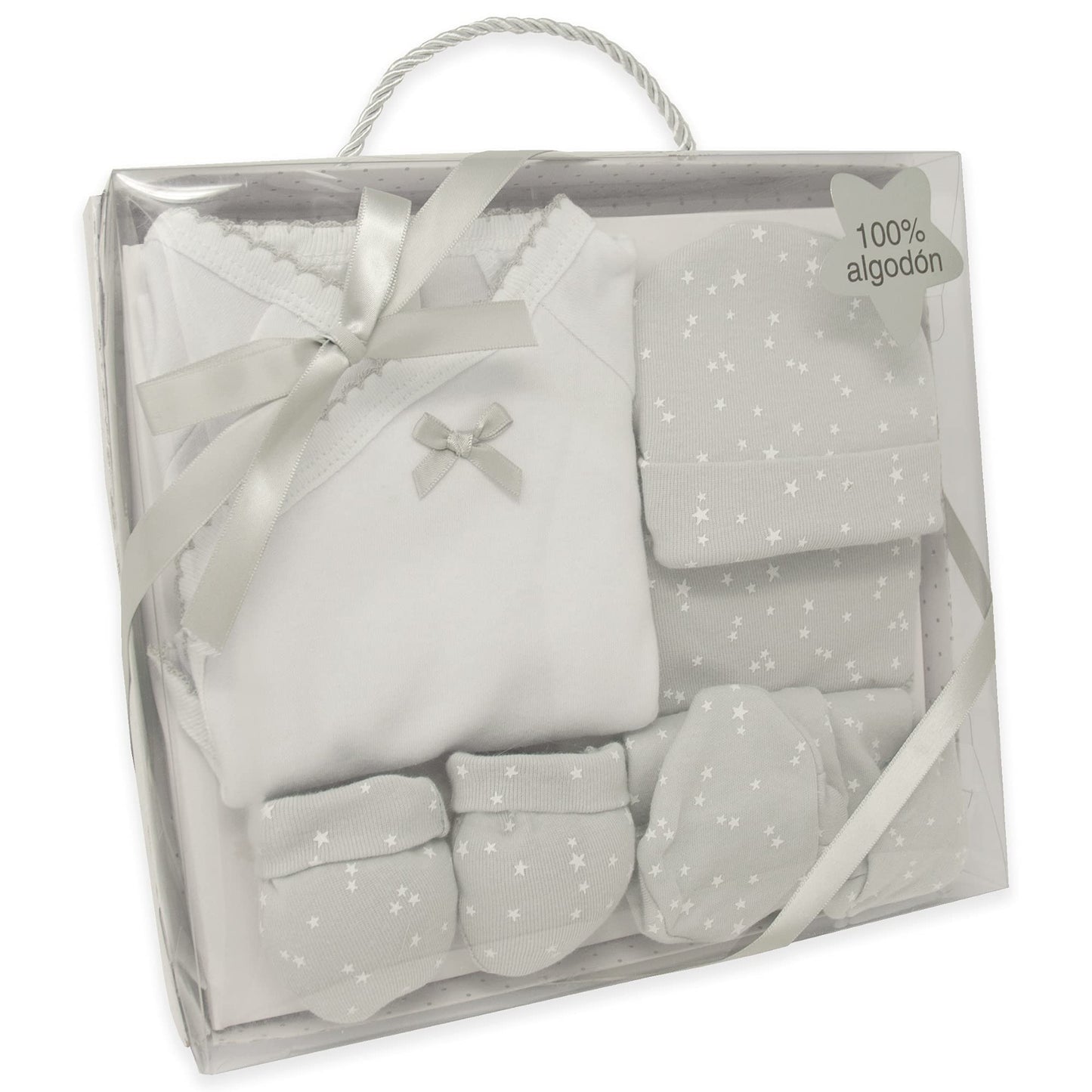 Duffi Baby beebiriiete komplekt Primera Puesta 5-osaline, hall, 0-6 kuud, mudel 0967-11