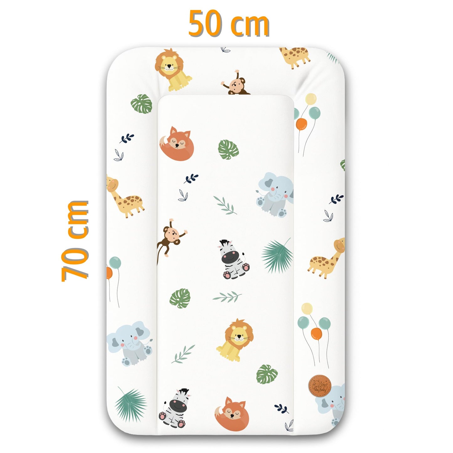Totsy Baby veekindel mähkimisalus Safari, 70 × 50 cm