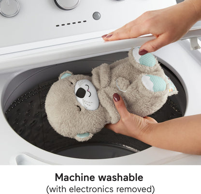 Fisher-Price kaisukas ja helimasin Soothe 'n Snuggle Otter, valguse ja hingamisliigutustega, saarmas