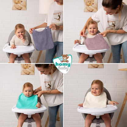 HOMYBABY veekindlad froteepõlled, 5tk