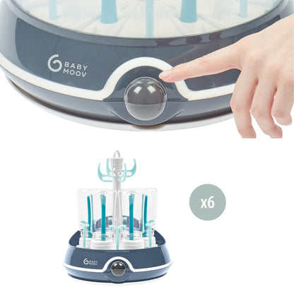 Babymoov Turbo Steam Plus 2-in-1 aurusterilisaator ja pudelikuivatusrest