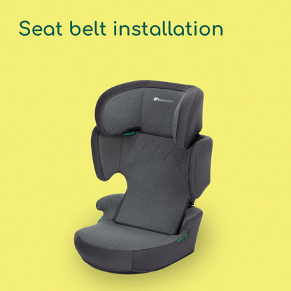Bebeconfort Road Safe i-Size turvatool (booster), 100–150 cm, Tinted Graphite