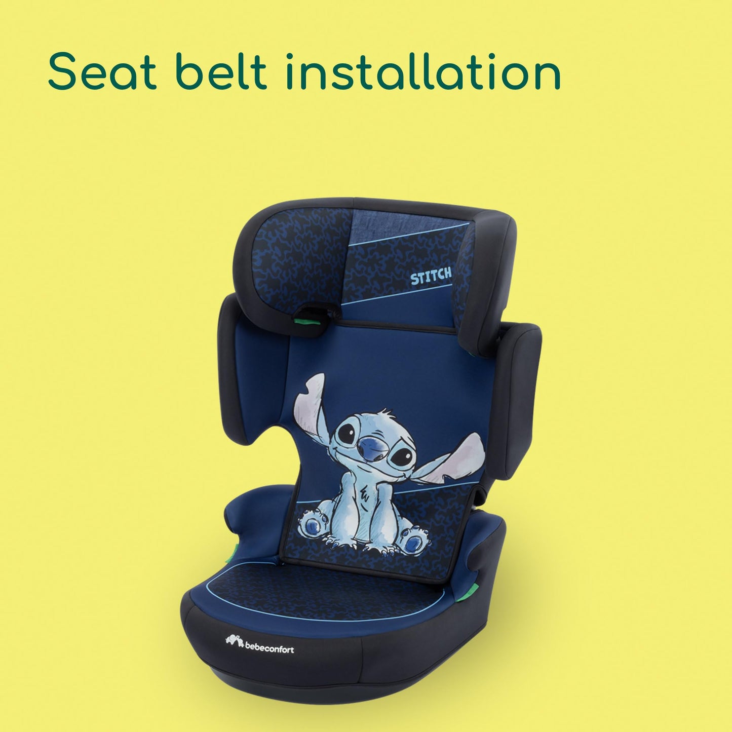 Bebeconfort Disney RoadSafe i-Size turvatool, 100–150 cm, Stitch, kokkupandav ja kerge