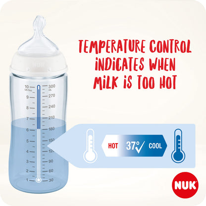 NUK First Choice+ lutipudelite komplekt 300 ml, 3 tk (0–6 kuud), Pink Giraffe