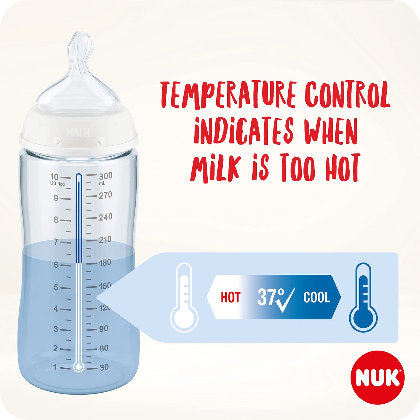 NUK First Choice+ lutipudelite komplekt 0-6k, 300 ml (3 tk), Safari