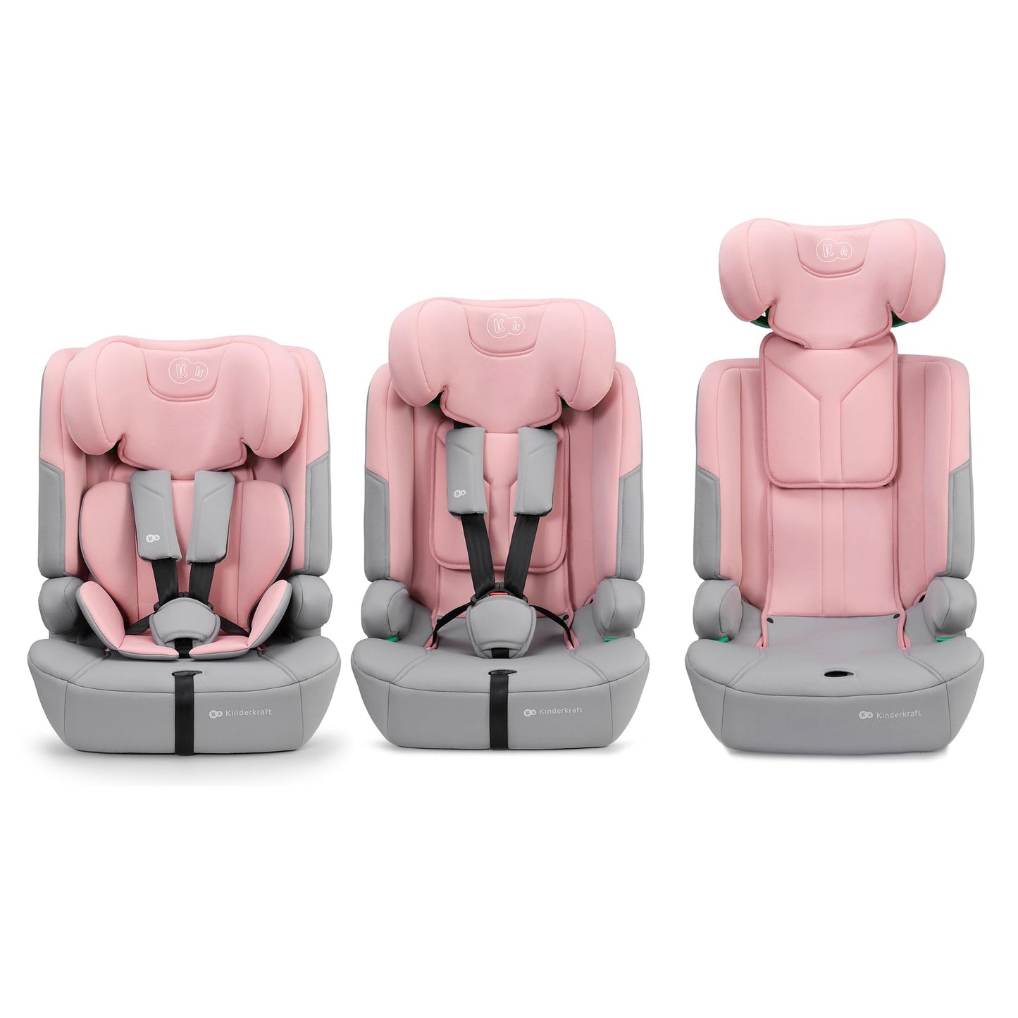 Kinderkraft Safety FIX 3 PRO i-Size turvatool 76–150 cm, Isofix, roosa