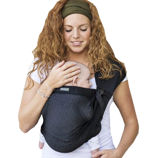 Minimonkey Mini Sling beebikandekott, must, 0-2 a, kuni 15 kg