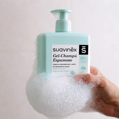 SUAVINEX beebi vahutav šampoon-geel 500 ml, roheline