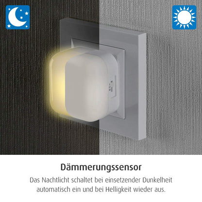 Reer SleepLight 2-ühes öölamp pistikusse ja akutoitel, hall