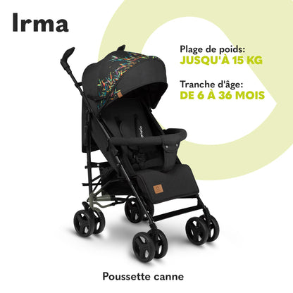 Lionelo IRMA kergkäru – 7 kg, lamavasend, 360° pööratavad käepidemed, suured rattad ja putukavõrk (Dream)