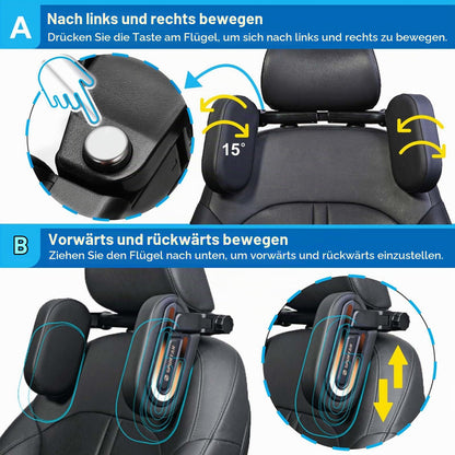 Spurtar säädettävä auton niskatuen kiinnike lapsille, U-mallinen, 7–22 cm