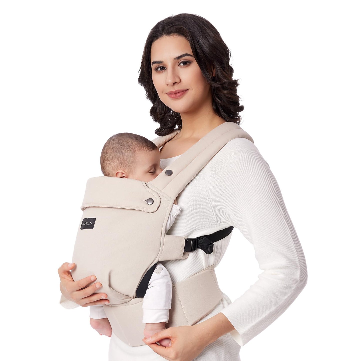 Momcozy Purehug ergonoomiline kandekott 3,2–20,4 kg, beež