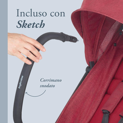 Inglesina Sketch kerge ja kompaktne kergkäru, tumesinine