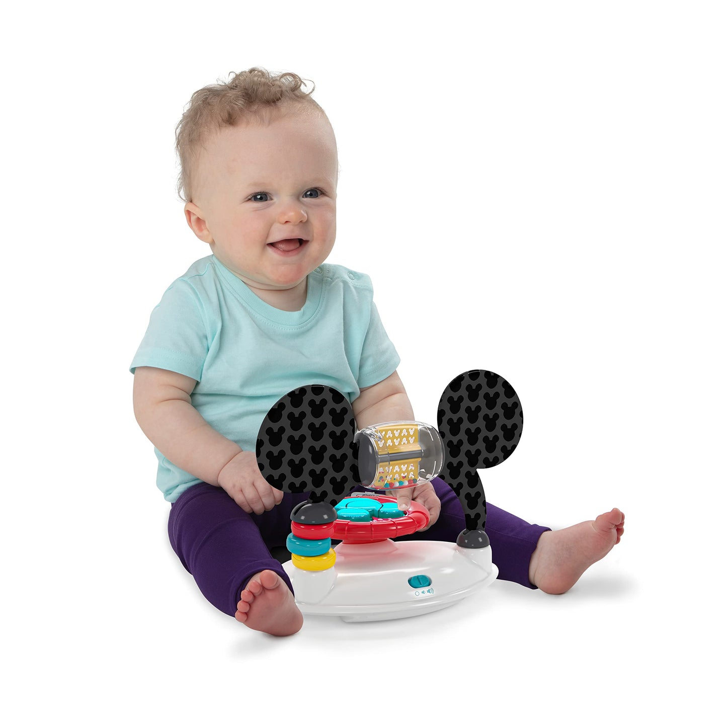 Bright Starts Disney Baby Mickey Mouse 2-ühes mängu- ja kõndimistugi, sinine, mudel 12824