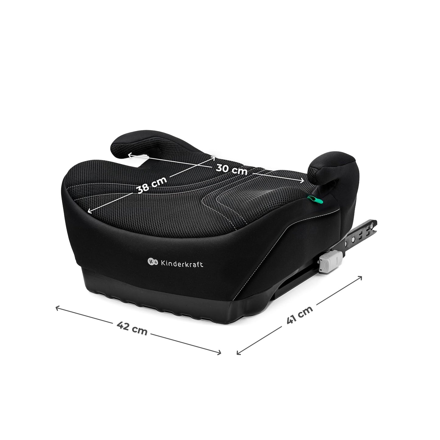 Kinderkraft I-BOOST 2 PRO turvatool 125-150 cm, ISOFIX, must