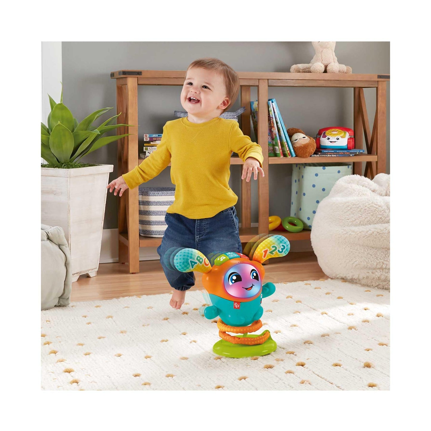 Fisher-Price DJ Bouncin’ Beats interaktiivne muusikamänguasi, 9–36 kuud