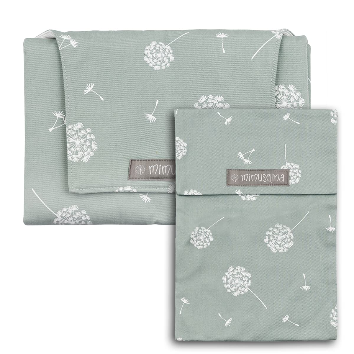 Mimuselina kandekomplekt: veekindel mähkimisalus ja mähkmekott, Leon Mint